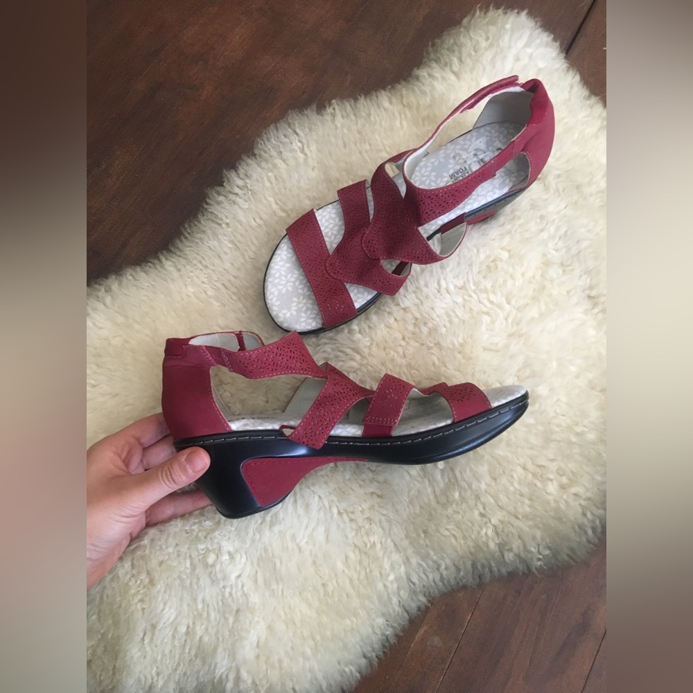 Jbu By Jambu - New Pink Memory Foam Heeled Sandal… - image 4